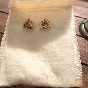 Gold James Avery Doves Studs
